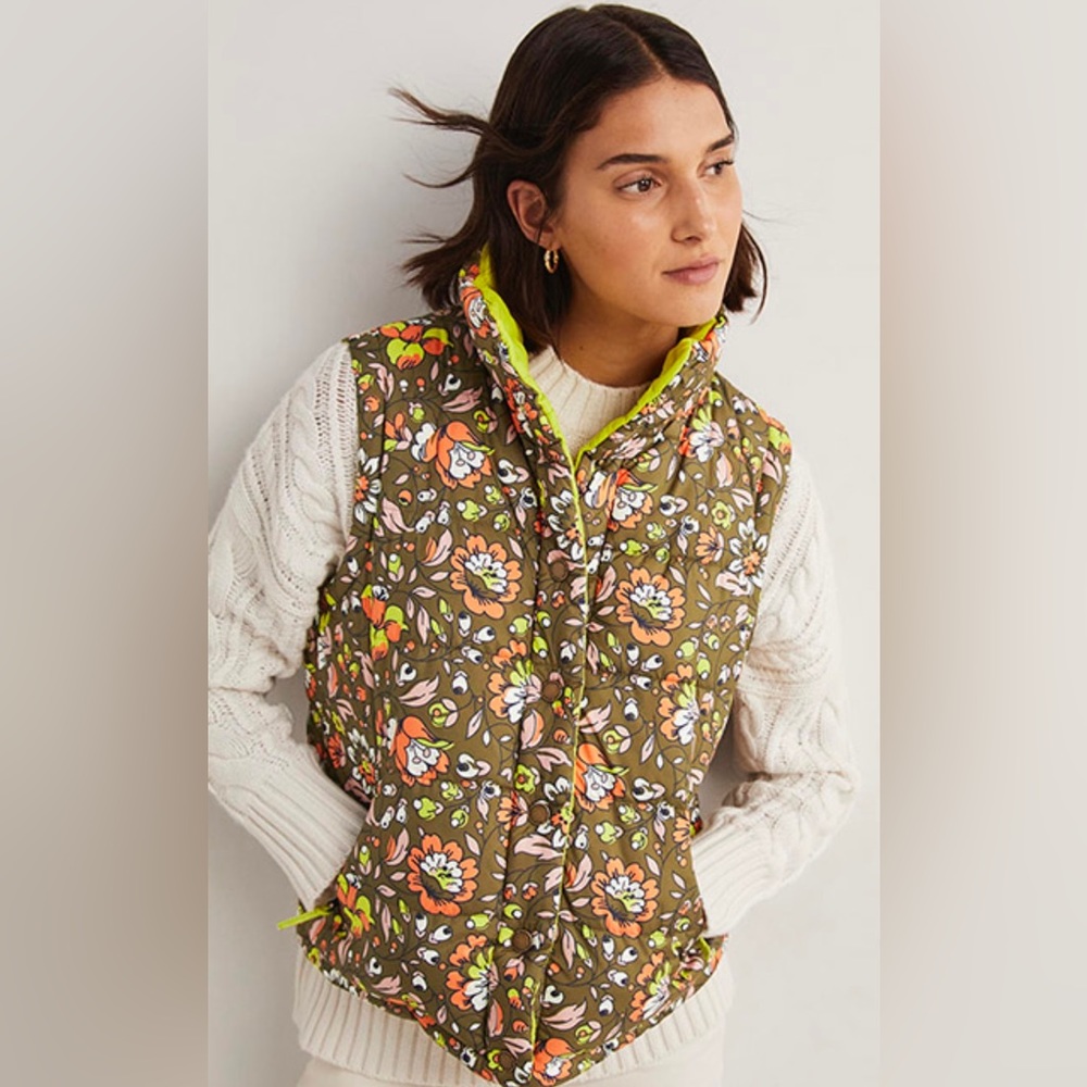 EUC  Boden Reversible lightweight Vest